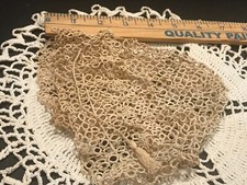 BABY BONNET RUFFLES UNUSUAL LACE ANTIQUE VERY OLD has not been cleaned