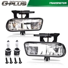 Fit For 99-06 GMC Sierra Yukon Clear Bumper Fog Lights Driving Lamps