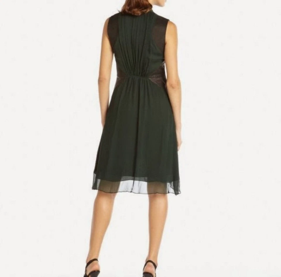 Vestido Haute Hippie de Seda y Piel de Cordero Talla S Foto 2 de 4