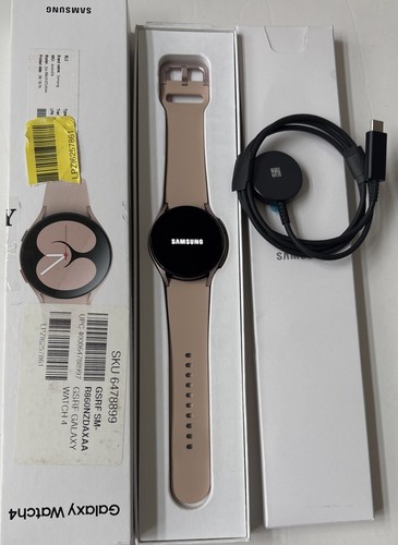 Samsung Galaxy Watch4 40mm R860 GPS-Excellent Open Box New Condition Sand Strap - Zdjęcie 6 z 13