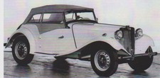 carte postale - MG TD DE 1952