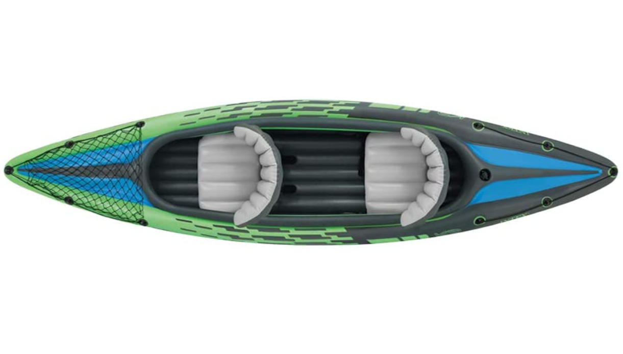  Intex Kayak inflable para 2 personas con remos y bomba de aire  y barco para 4 personas con remos y bomba : Deportes y Actividades al Aire  Libre