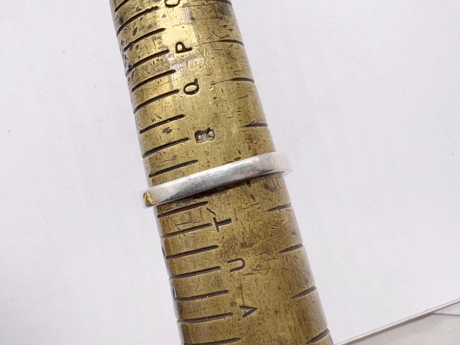 VINTAGE SOLID STERLING SILVER LEAF STYLE CROSS OV… - image 7