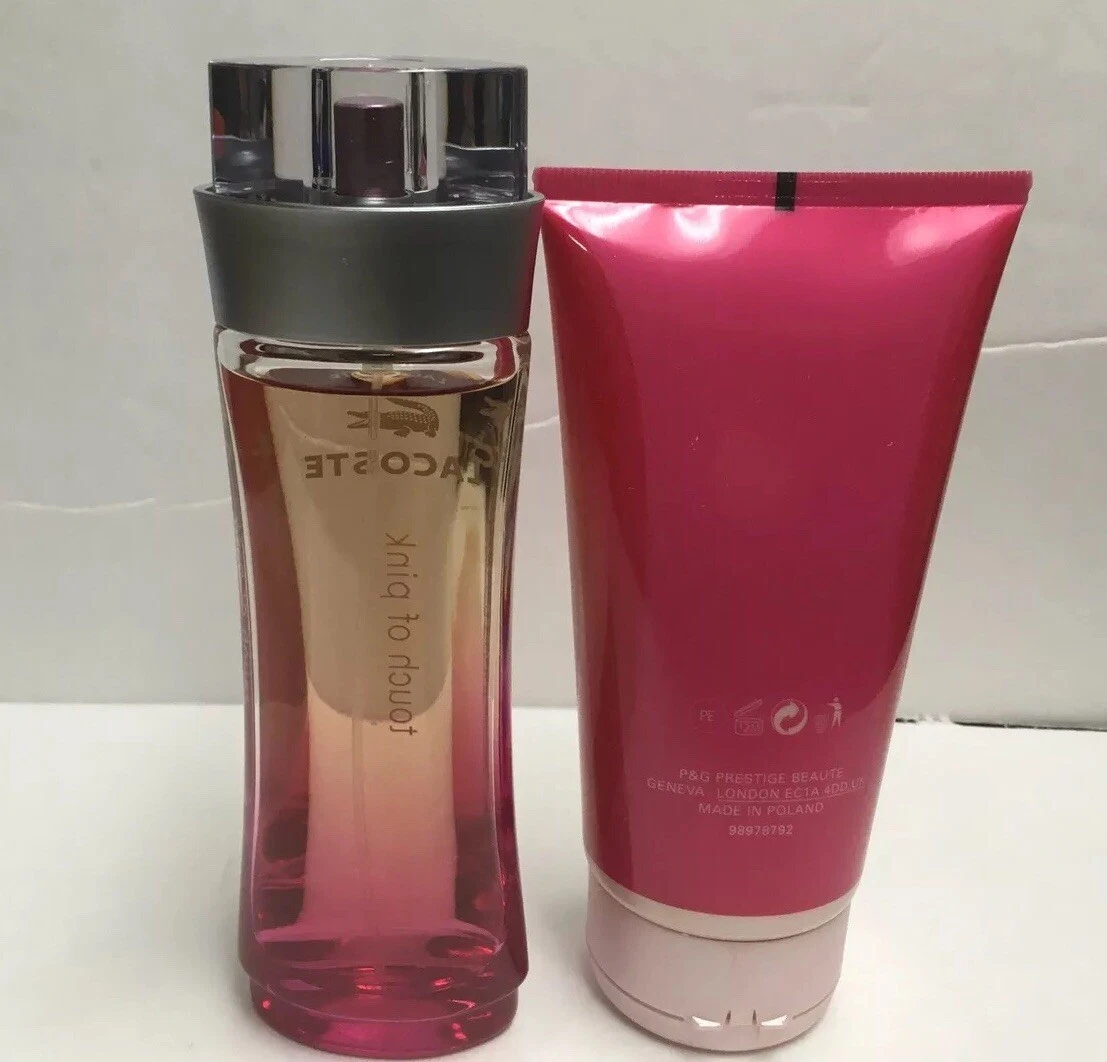Lacoste touch of pink cheap set