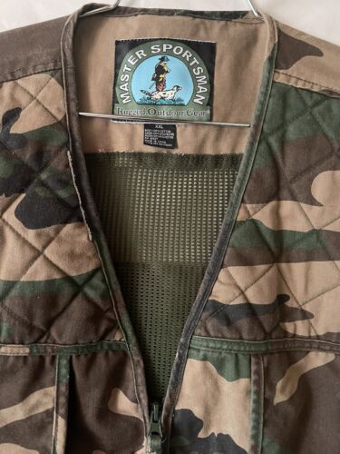 MASTER SPORTSMAN Rugged Outdoor Gear, Field Camo Hunting Vest, Men’s XXL - Picture 4 of 12