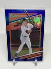 2021 Panini Donruss Mike Yastrzemski  #67 Holo Blue 