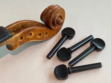 Ebony Violin Friction Pegs - Set of 4 - for Guitar Making/Luthier