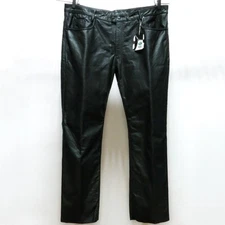 Alpha Cycle Gear Leather Motorcycle Biker Rider Pants 43/45inch unused perfect