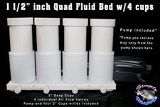 1.5" Quad Fluid Bed...Powder Painting Jigheads...Tackle Crafting
