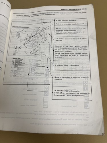 1985 Isuzu Impulse (JR) Factory Workshop Service Manual - Picture 3 of 8