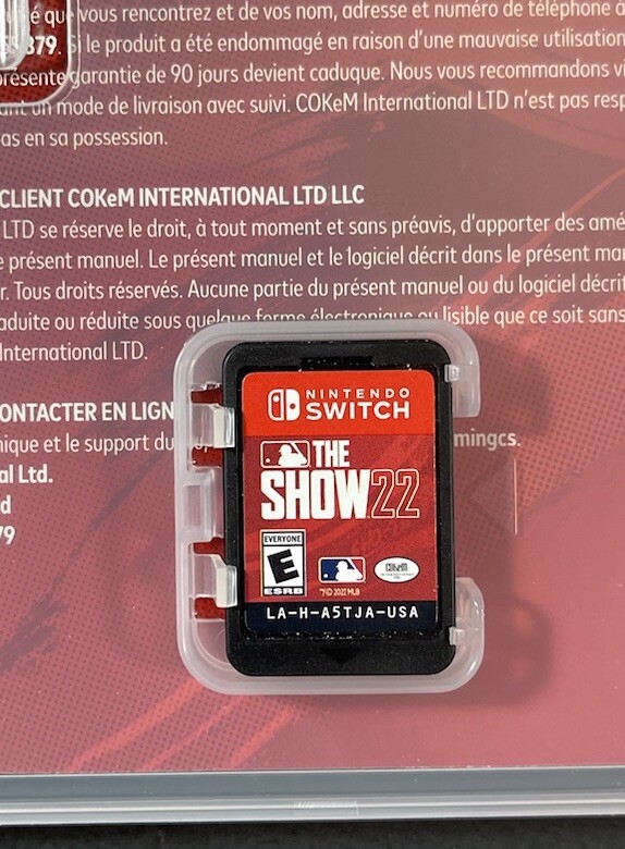 MLB The Show 22 (Nintendo Switch) USED | eBay