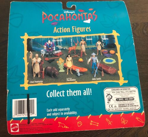 Nueva en caja 1995 Mattel Governor John Ratcliffe figura de acción película de Disney Pocahontas - Imagen 2 de 2