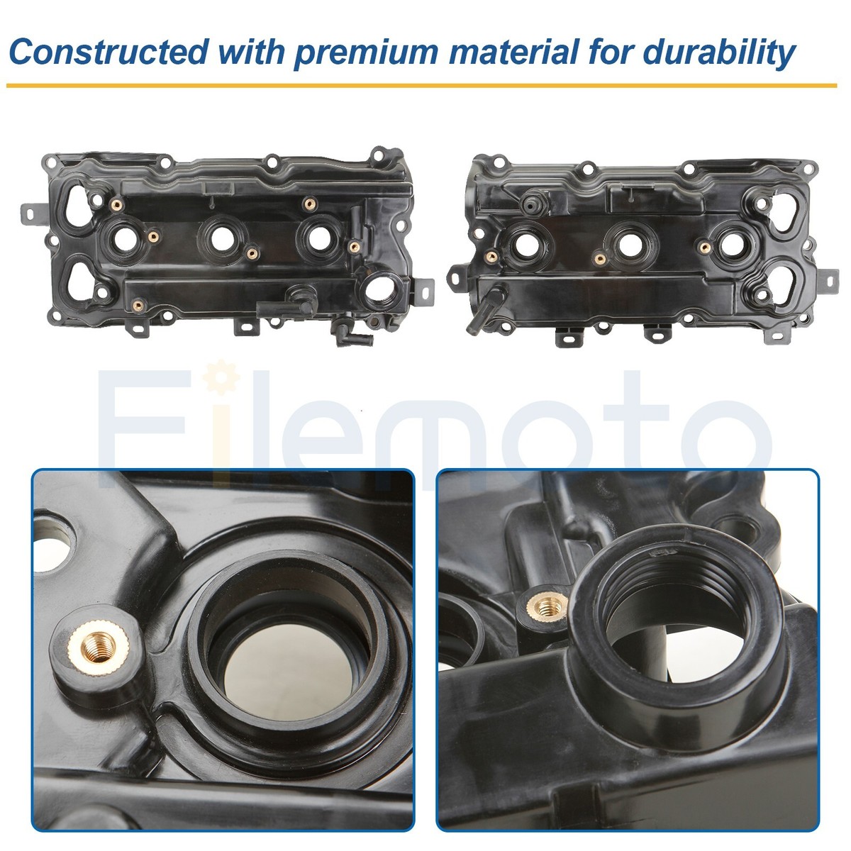RAC160_NISSAN ひ240 RS #9 Engine Valve Cover Kit w/Gasket for 09-20 Nissan Pathfinder Murano