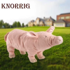 New IKEA KNORRIG Baby Kids Teen Play Soft Plush Stuff Animal Toys Small Pig Pink