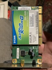 Wireless 108G Desktop Adopter, LAN PCI Card, D-Link, DWL-G520, New