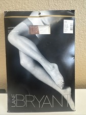 Lane Bryant Plus Size F BEIGE Daysheer Pantyhose Inv Rein Toe Fits to 300-400 