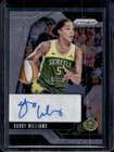 2024 Panini WNBA Prizm Gabby Williams Signatures Auto Autograph #SG-GW Storm