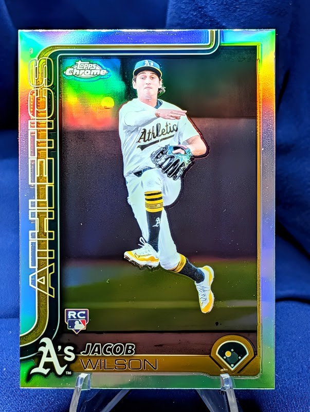 ~ Jacob Wilson 2025 Topps Chrome - #96 Refractor (RC)