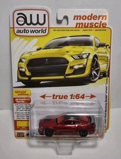 Auto World Modern Muscle '21 Ford Mustang Shelby GT500 Carbon Ultra Red Chase