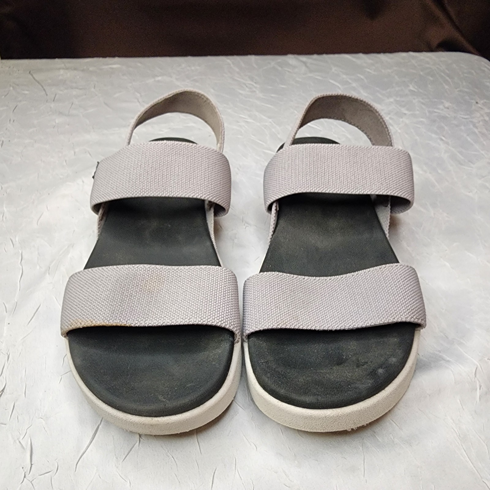 Sandali Keen donna Elle taglia 9 5 grigi cinturino posteriore spiaggia passeggio slingback