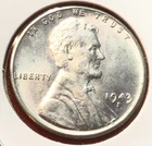 1943-S Lincoln Wheat Cent Penny GEM BU From an Original Bank Roll