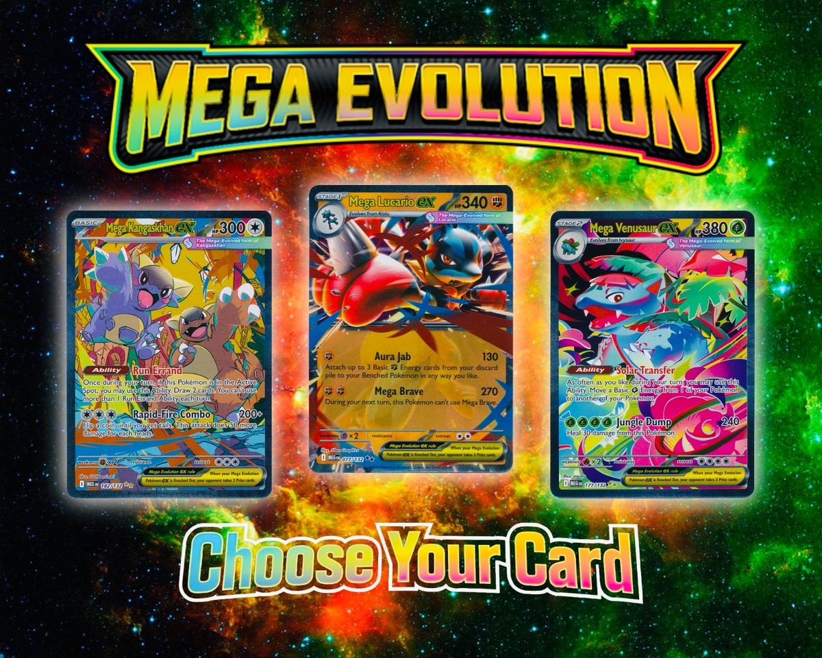 Pokemon TCG - Mega Evolution! Holo/Reverse Holo EX SIR Illustration Rare Card! | eBay Pokemon TCG - Mega Evolution! Holo/Reverse Holo EX SIR Illustration Rare Card! | eBay
