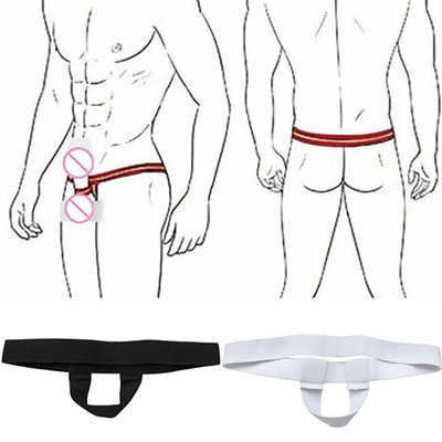 Sexy Mens Low Rise G String Ring Lift Cotton Enhancer Underwear Briefs