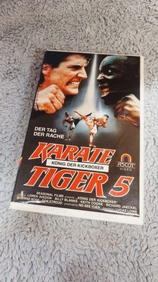Karate Tiger 5 Billy Blanks VHS Ascot Video Hartbox FSK 18