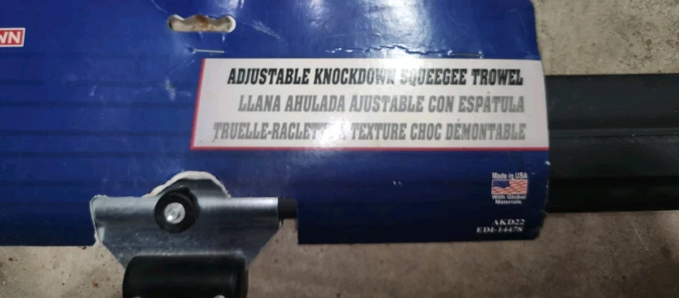 Marshalltown ~ Derriba ajustable AKD22, paleta escobilla de goma, 22", hecha en EE. UU.🇺🇸 Foto 4 de 4