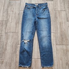 Madewell The Perfect Vintage Crop Jeans Women  s 27 High-Rise Straight Crop