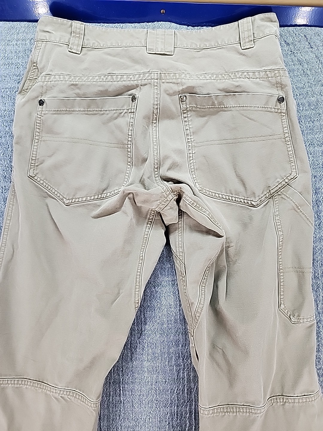 Arc'teryx Spotter Canvas Hiking Pants Men’s 30x30 Articulated Knees Vintage Gray thumbnail 7