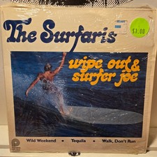 The Surfaris WIPE OUT Surfer Joe 1978 US LP Stereo Pickwick in shrink