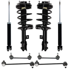 Shock and Fully Loaded Strut Set Front & Rear Left-and-Right Left Right Pair
