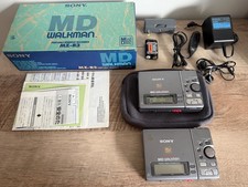 Sony Walkman MZ-R3 MD MiniDisc Recorder with Original Box, Accessories and Parts