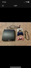 Used PS3 Slim W/ 3 Wired Controllers 