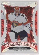 2021-22 Upper Deck Ovation World Premiere Red 106/199 Spencer Knight #WP-22 1a9l