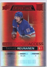 2021-22 Upper Deck Credentials #83 Tarmo Reunanen Orange #/149