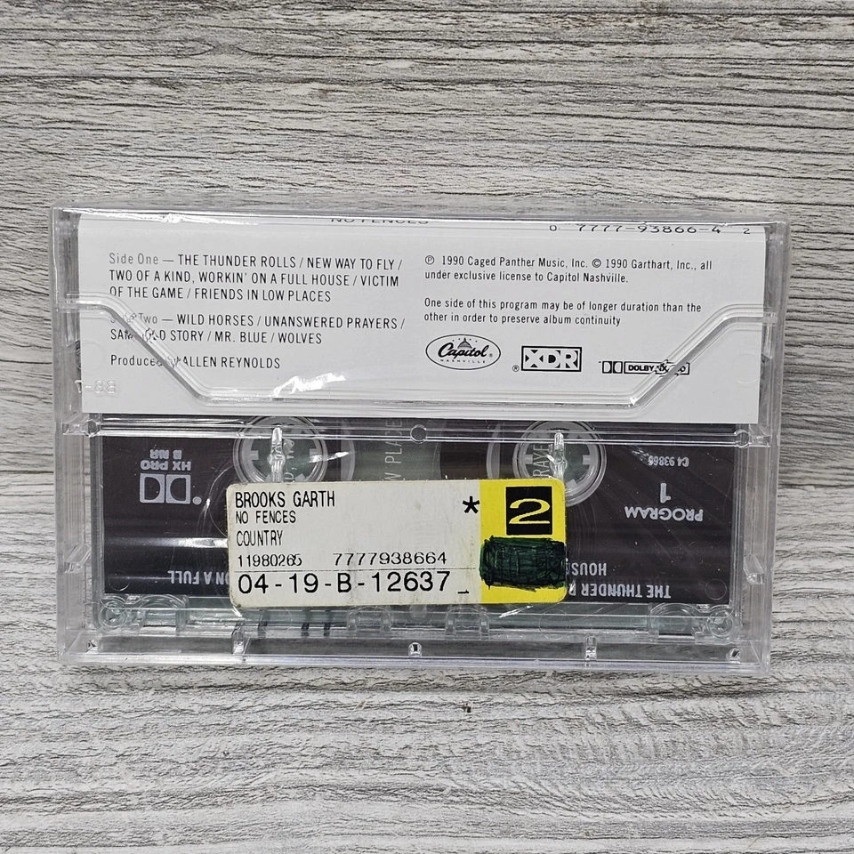 Garth Brooks No Fences (1990, Cassette, Liberty/Capital Records) New Sealed - Image 2 of 4