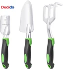 Garden Tools Set, 3 Pack Heavy Duty Gardening Tools Set Include Garden Shovel, T