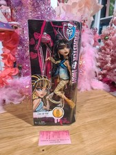 Nuovo con scatola! BAMBOLA MONSTER HIGH CLEO DE NILE ORIGINALE 2014!