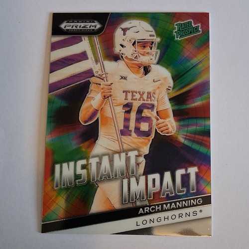 Arch Manning [Red Flash] #II-AM 2024 Panini Prizm Draft Picks Instant Impact card