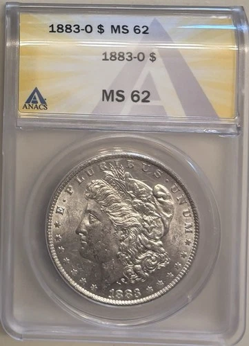 1883 O ANACS MS-62 Morgan Silver Dollar