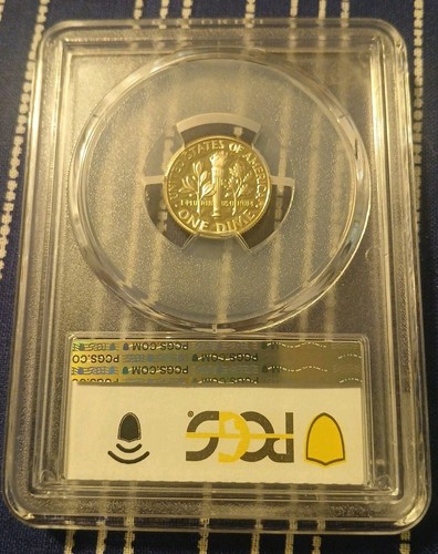 2003-S 10c Proof Roosevelt Dime PCGS PR69 - Picture 2 of 2