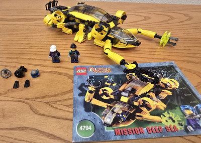 LEGO Alpha Team 4794 Mission Deep Sea Complete Set w Instructions Manual 