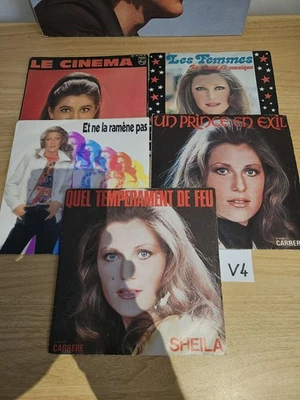 Vinyle 45 tours - Lot de 5 vinyles de SHEILA - Photo 1/2