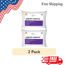 Mainstays Comfort Complete Bed Pillow, Standard/Queen 2 Pack    