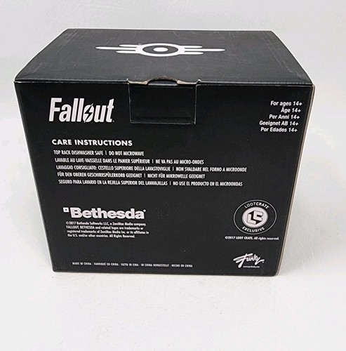 2017 Fallout Loot Crate Exclusive Blue Vault Girl Welcome Home Coffee Mug NIB - Picture 8 of 11
