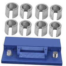8pcs Battery Post Terminal Shims, Universal Lead Car Battery Terminal Adaptor