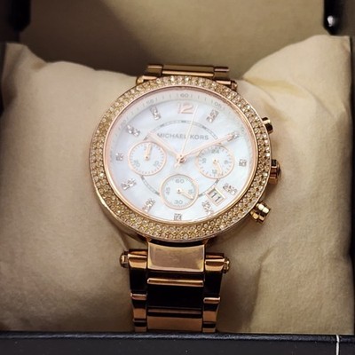 MICHAEL KORS Parker MK5491 Womens Stainless Steel Analog Dial Quartz Watch 38mm