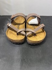 Birkenstock Mayari Birkibuc Mocha Sandals Regular Fit Women  s Shoes New w/ Box